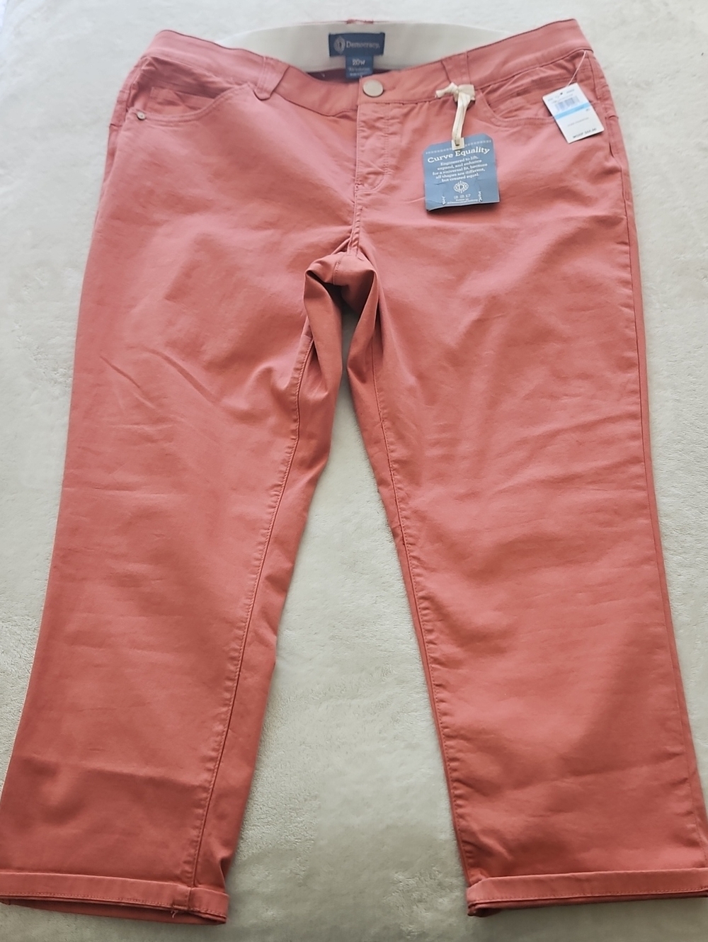 Democracy Ab-solution Ankle Skimmer Comfort Waist Pant: Mineral Rose: 20W - Picture 2 of 13
